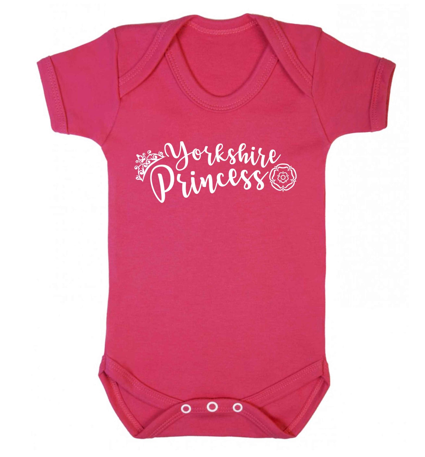 Yorkshire Princess Baby Vest dark pink 18-24 months