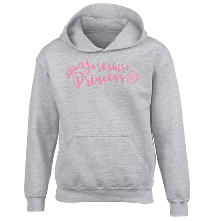 Yorkshire Princess children's grey hoodie 12-13 Years