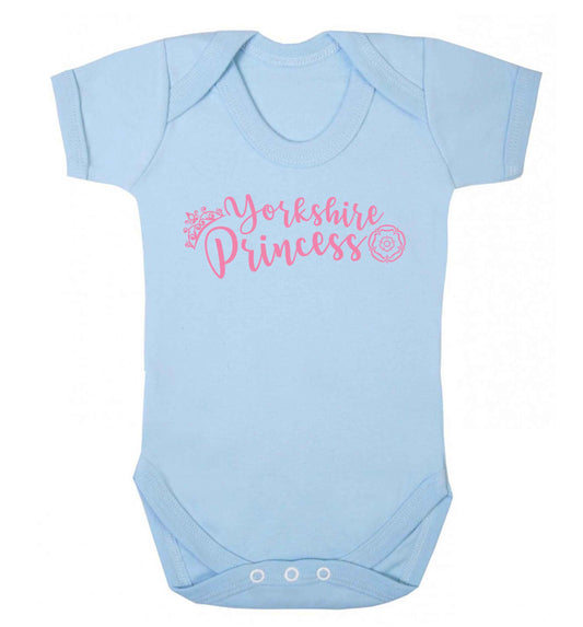 Yorkshire Princess Baby Vest pale blue 18-24 months