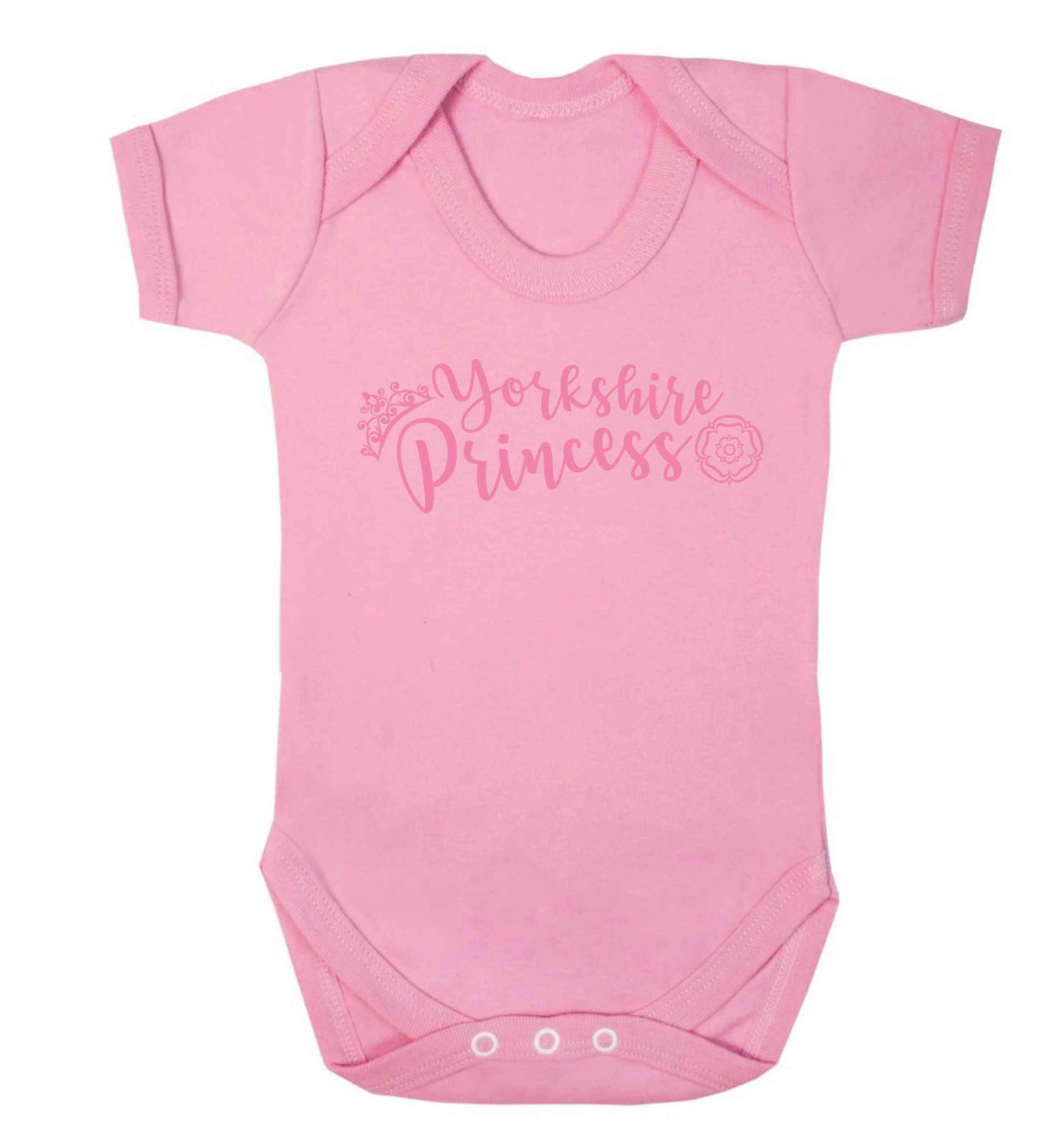 Yorkshire Princess Baby Vest pale pink 18-24 months