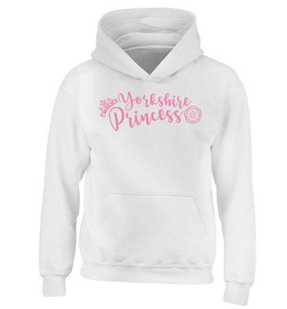 Yorkshire Princess children's white hoodie 12-13 Years