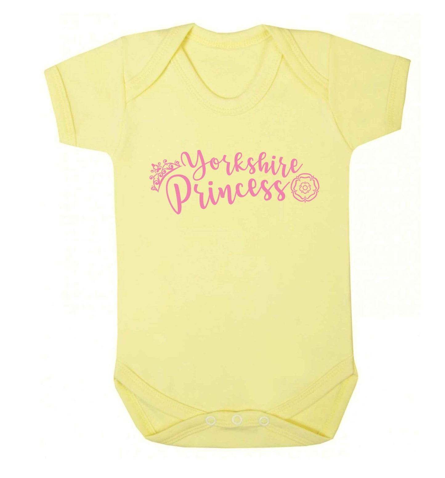 Yorkshire Princess Baby Vest pale yellow 18-24 months