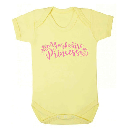 Yorkshire Princess Baby Vest pale yellow 18-24 months