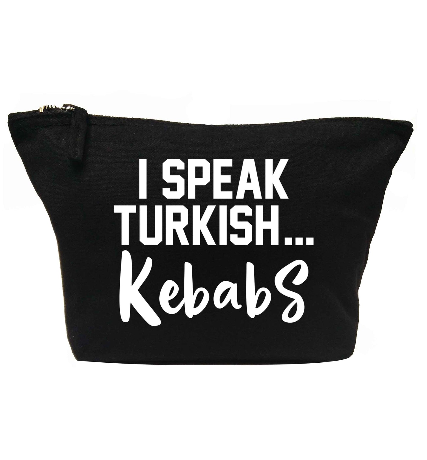 I speak Turkish...kebabs | makeup / wash bag