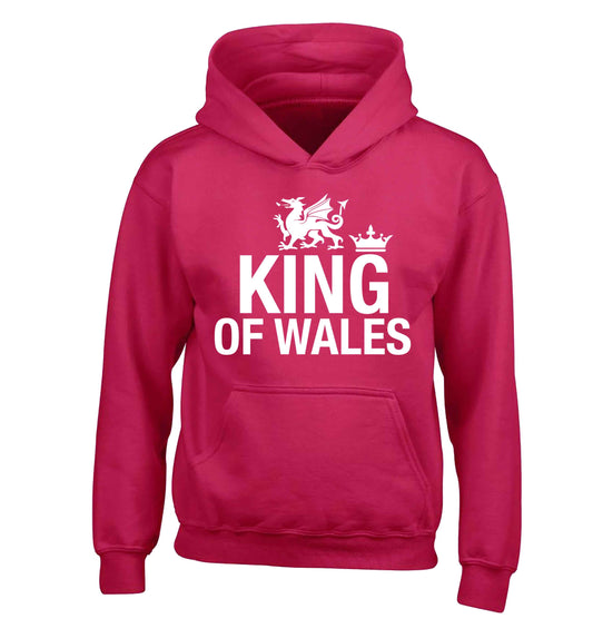 King of Wales children's pink hoodie 12-13 Years