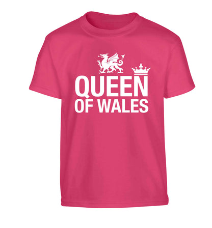 Queen of Wales Children's pink Tshirt 12-13 Years