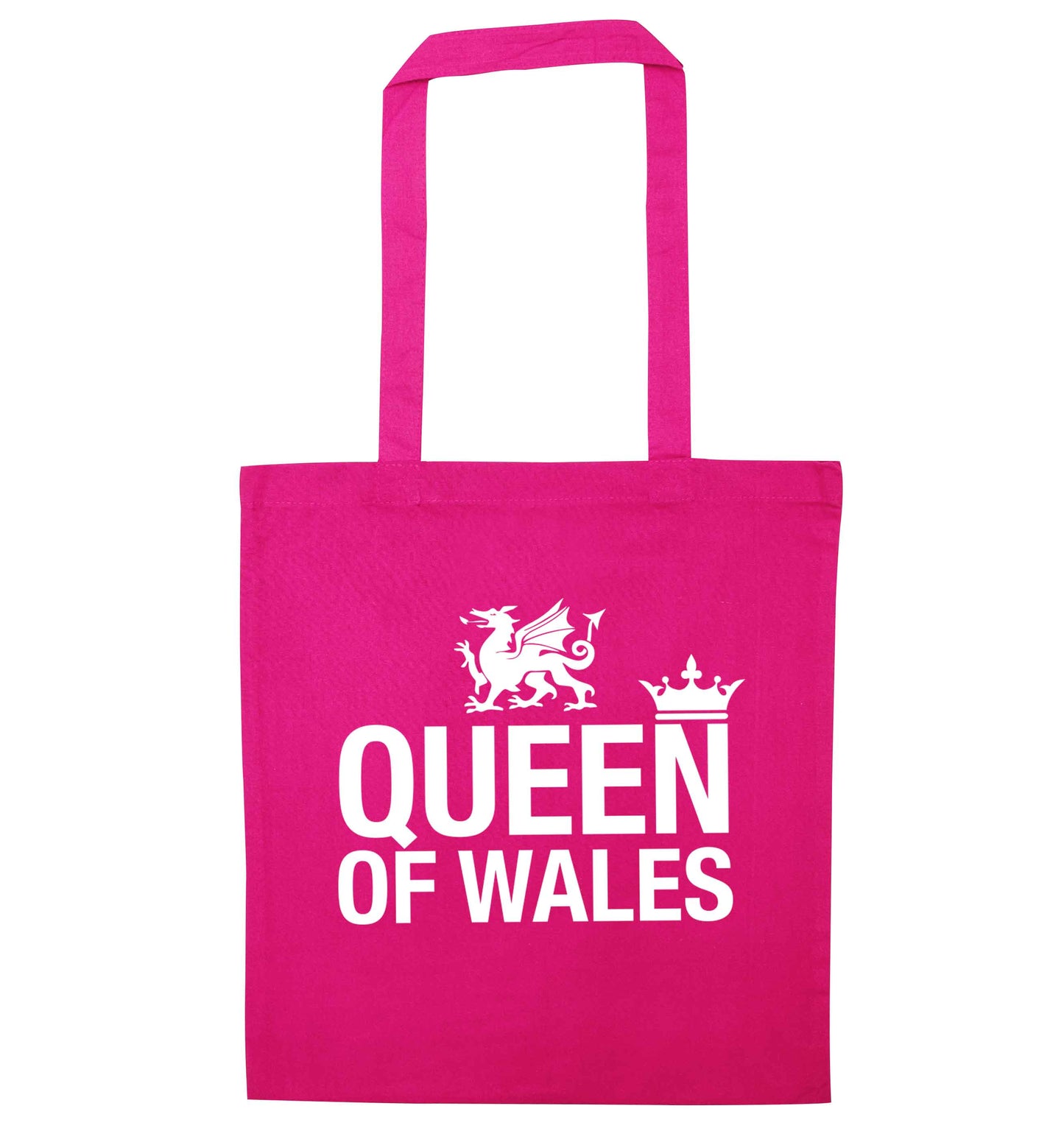 Queen of Wales pink tote bag