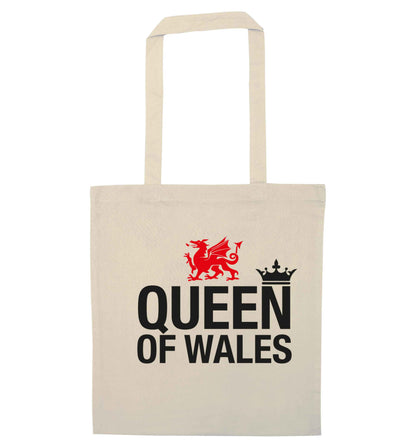 Queen of Wales natural tote bag