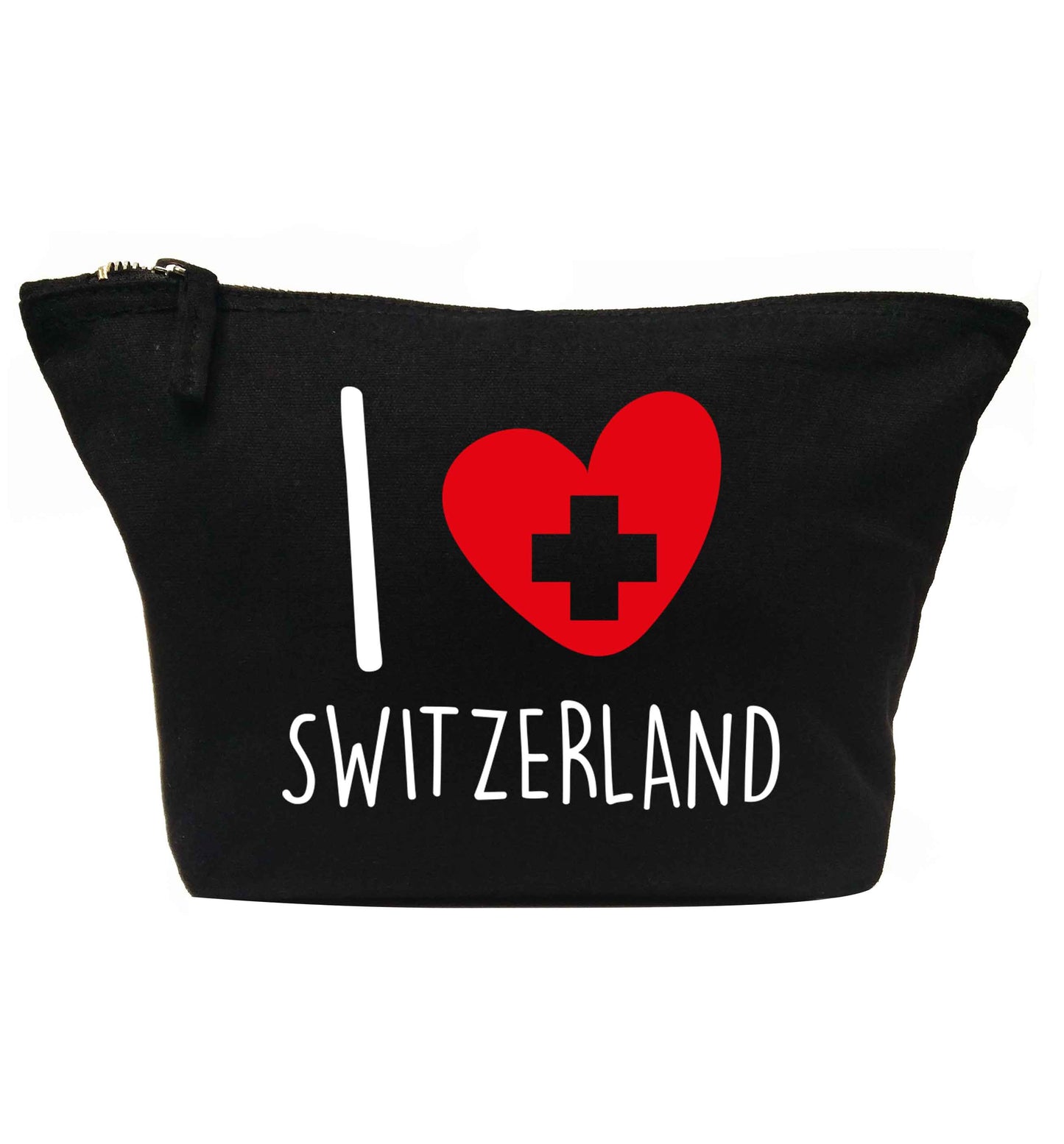 I love switzerland | makeup / wash bag