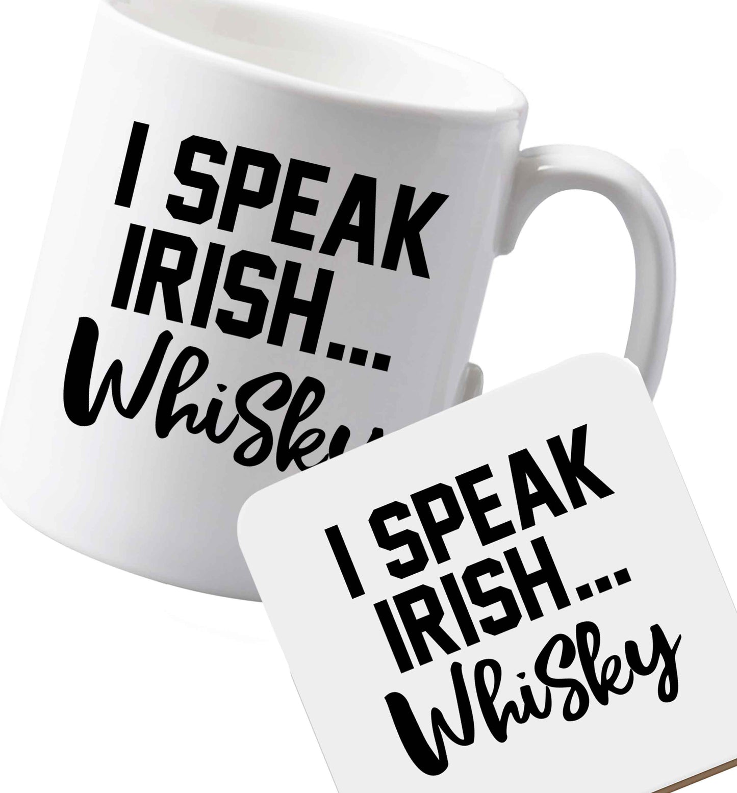 10 oz Ceramic mug and coaster Favourite Type Pan Pancake both sides