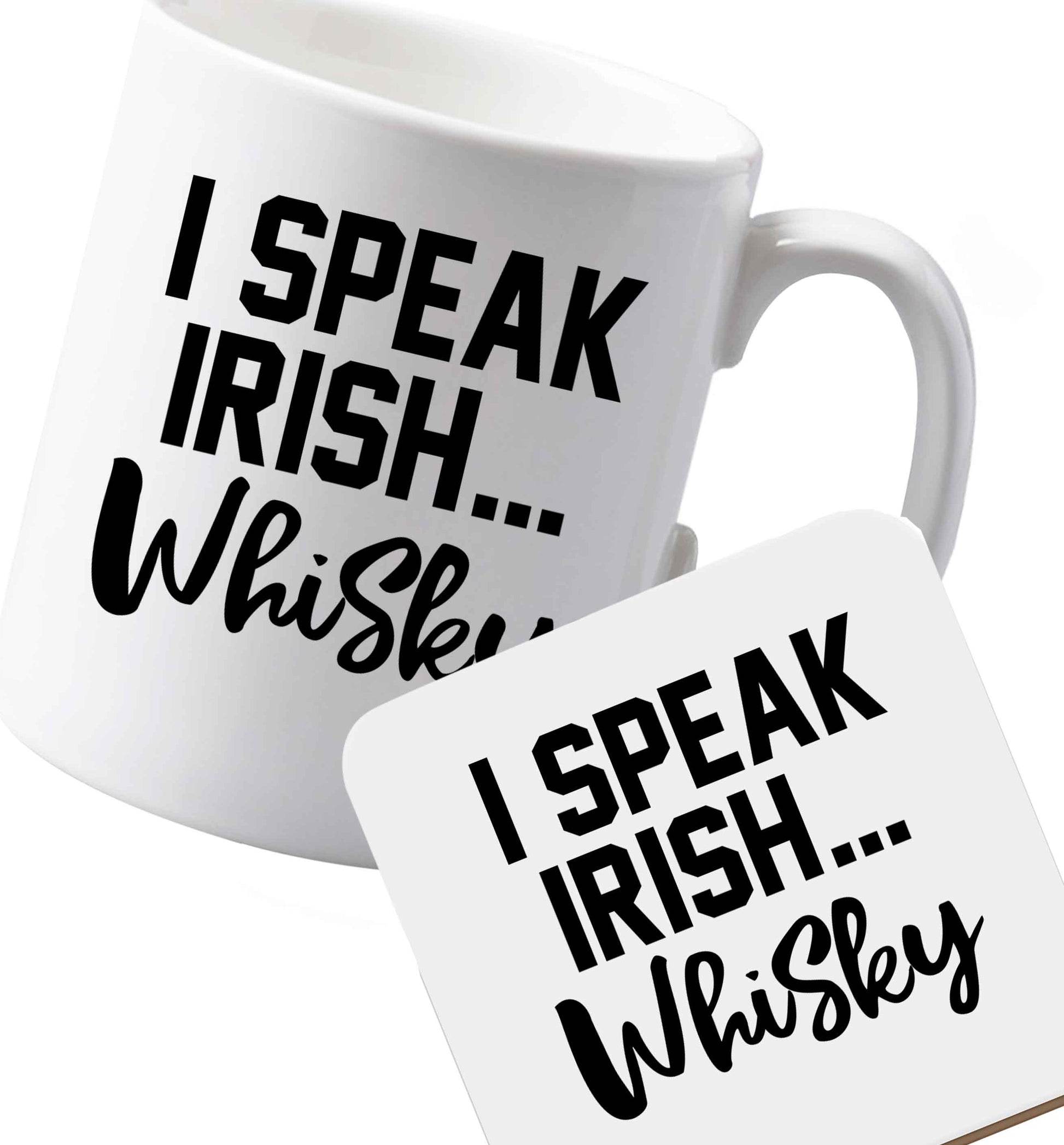 10 oz Ceramic mug and coaster Favourite Type Pan Pancake both sides