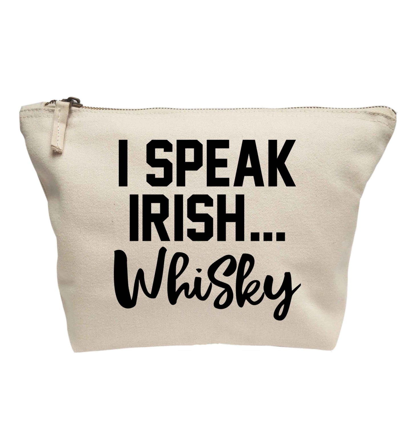 I speak Irish whisky | Makeup / wash bag