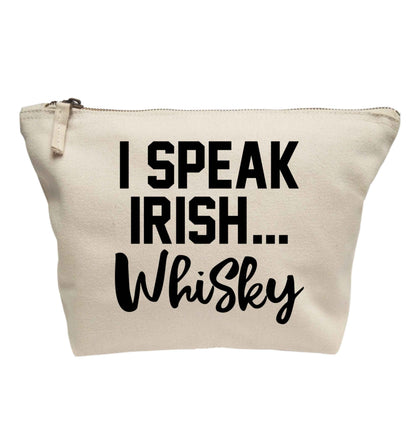 I speak Irish whisky | Makeup / wash bag