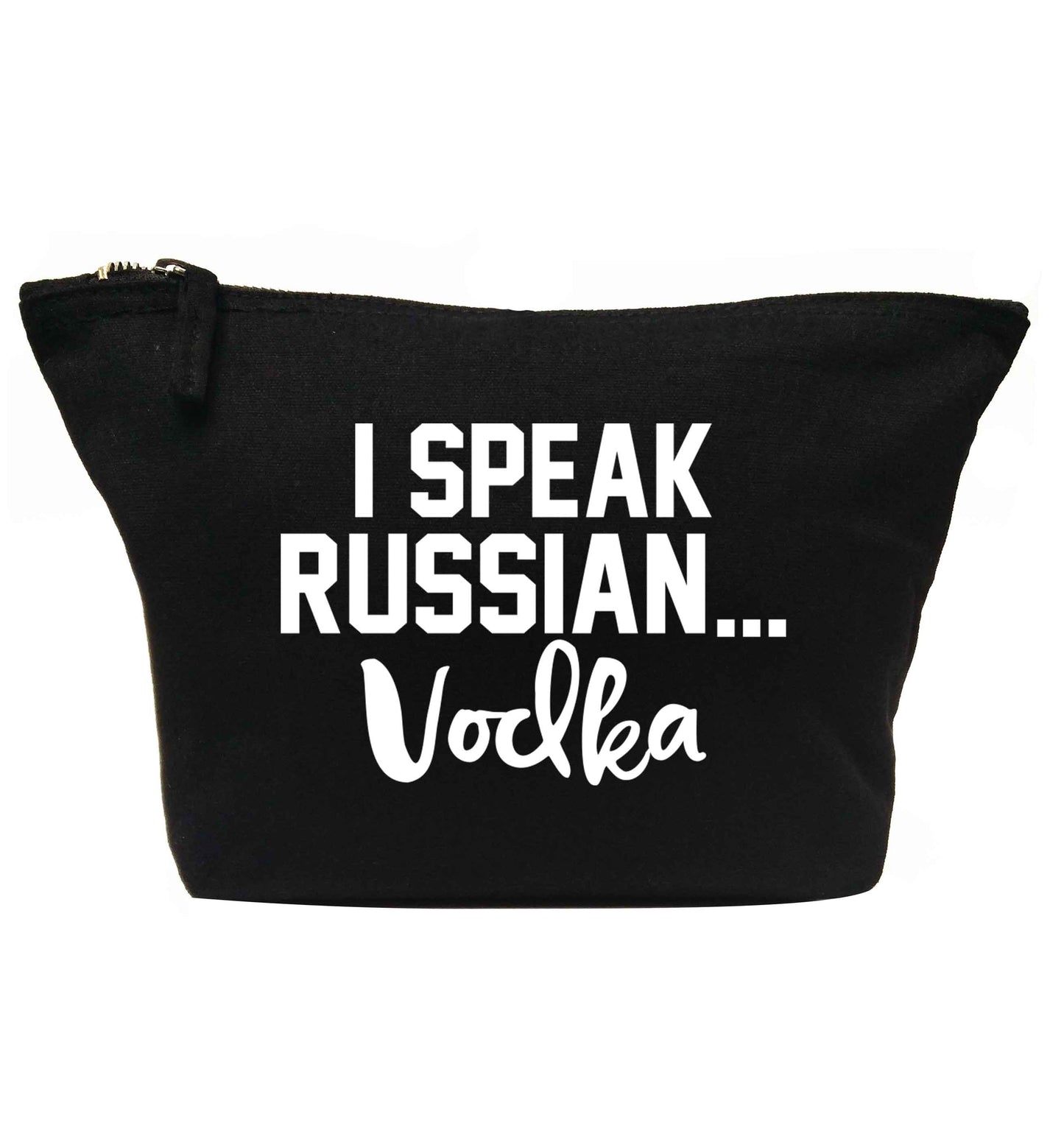I speak russian...vodka | makeup / wash bag