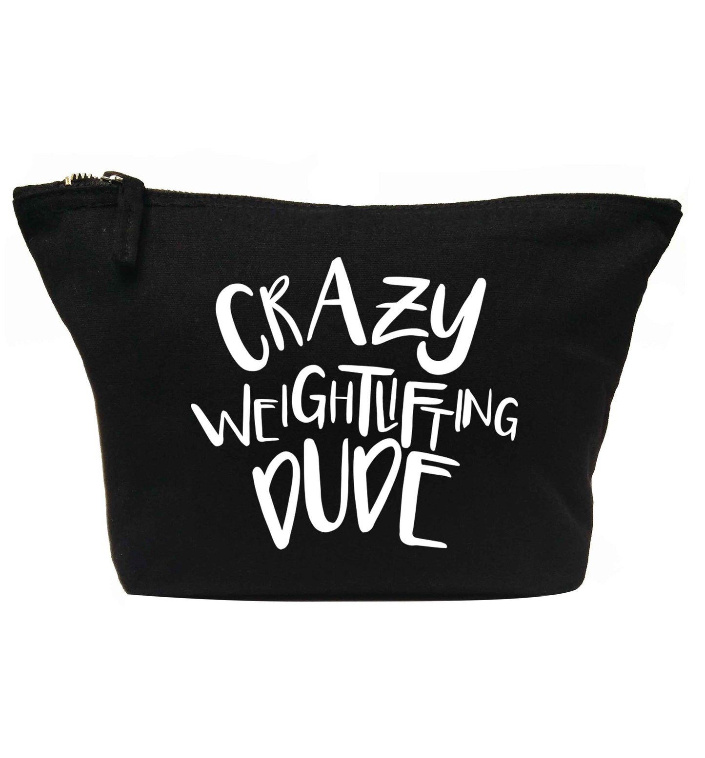 Crazy weightlifting dude | makeup / wash bag