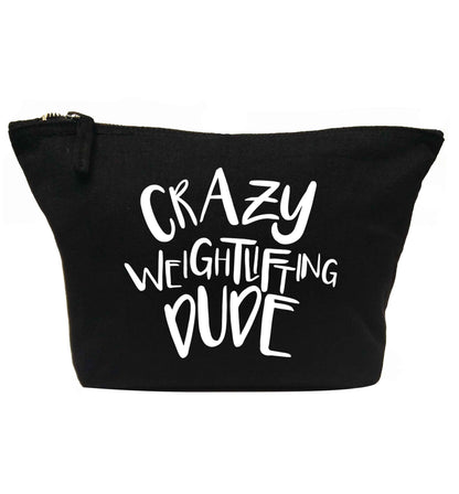 Crazy weightlifting dude | makeup / wash bag