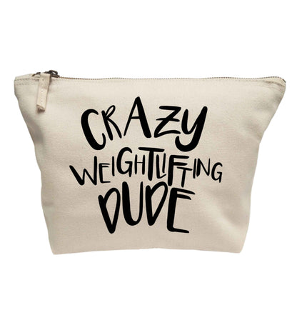 Crazy weightlifting dude | makeup / wash bag