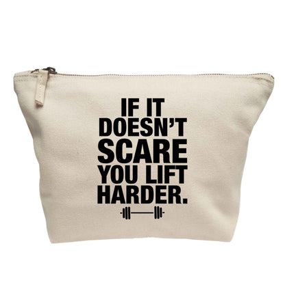 If it doesnt' scare you lift harder | makeup / wash bag