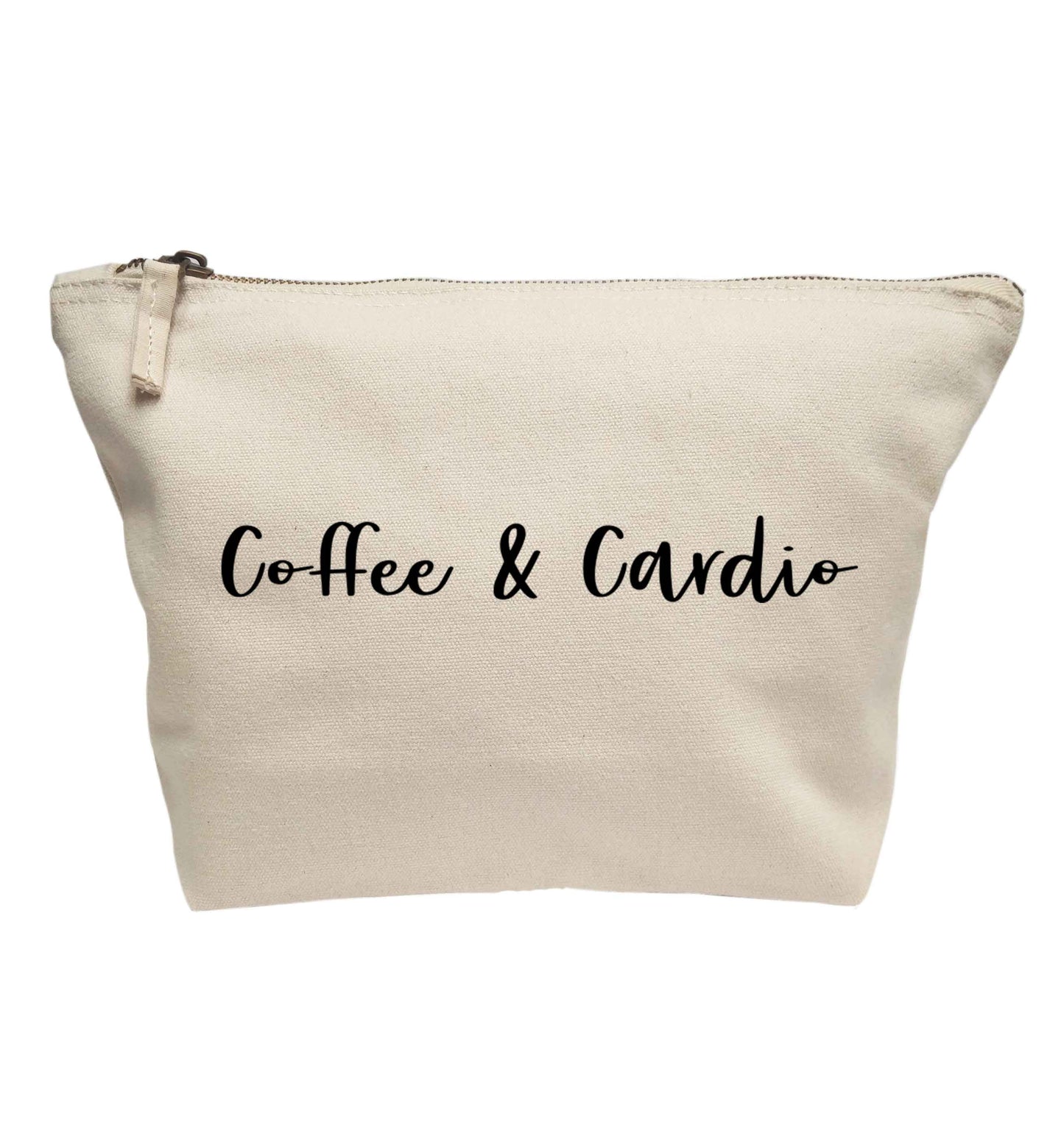 Coffee and cardio | makeup / wash bag