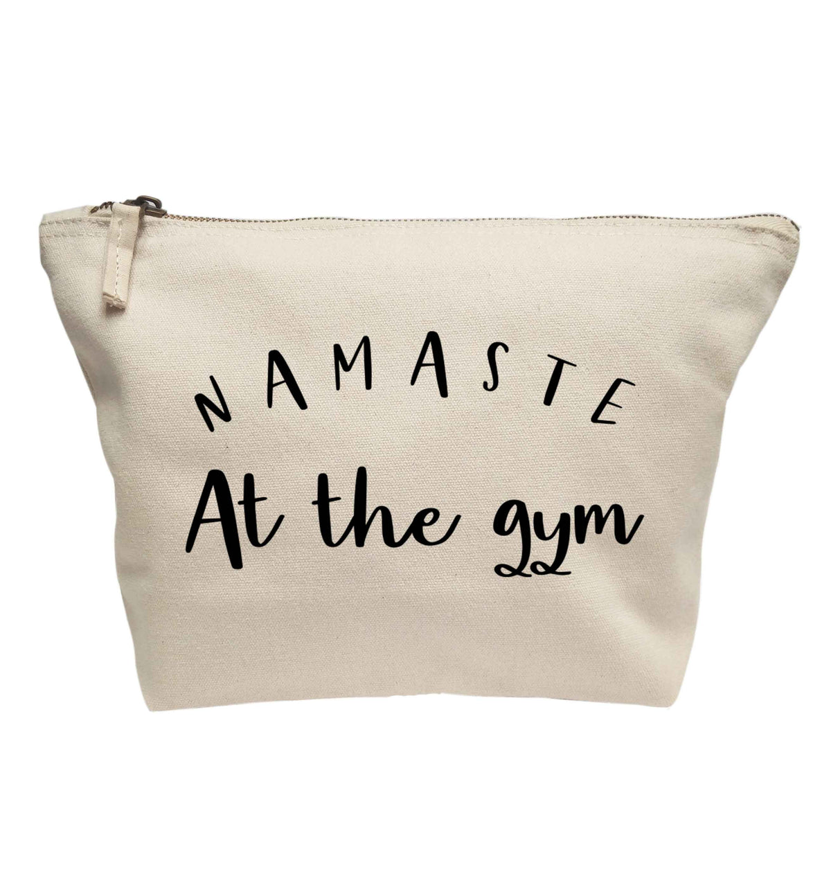 Namaste at the gym | makeup / wash bag