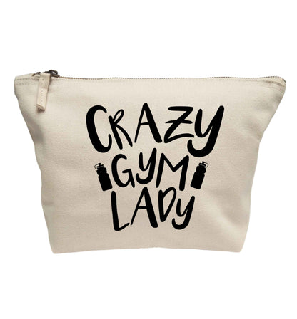 Crazy gym lady | makeup / wash bag
