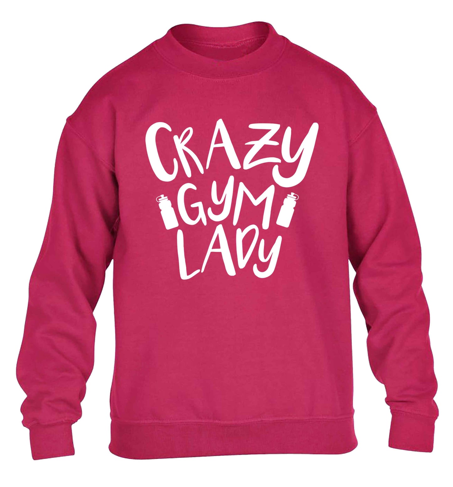 Crazy gym lady children's pink sweater 12-13 Years