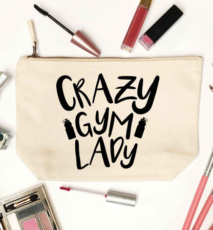 Crazy gym lady natural makeup bag