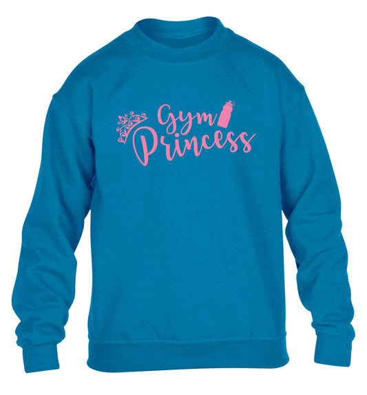 Gym princess children's blue sweater 12-13 Years