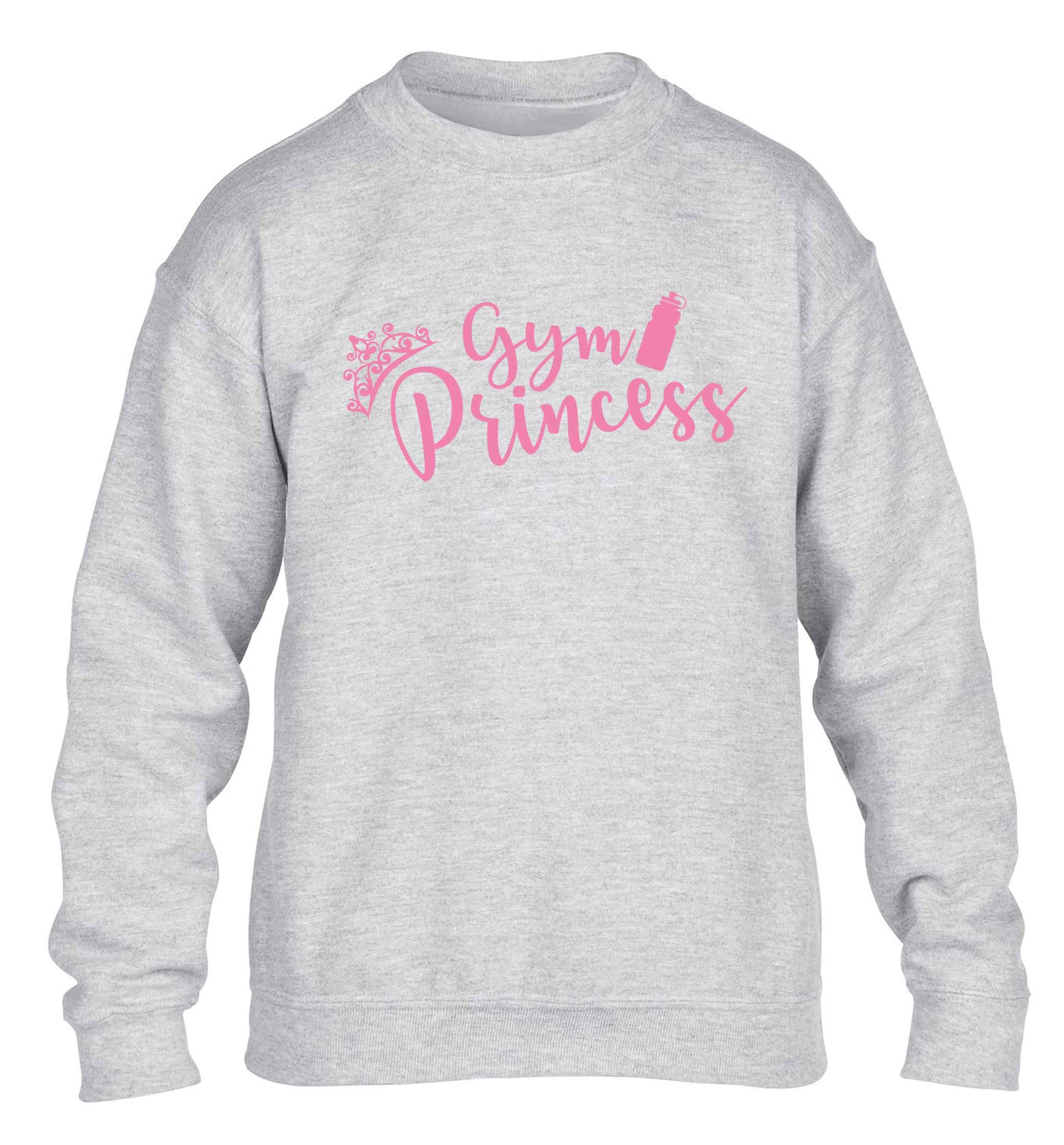 Gym princess children's grey sweater 12-13 Years