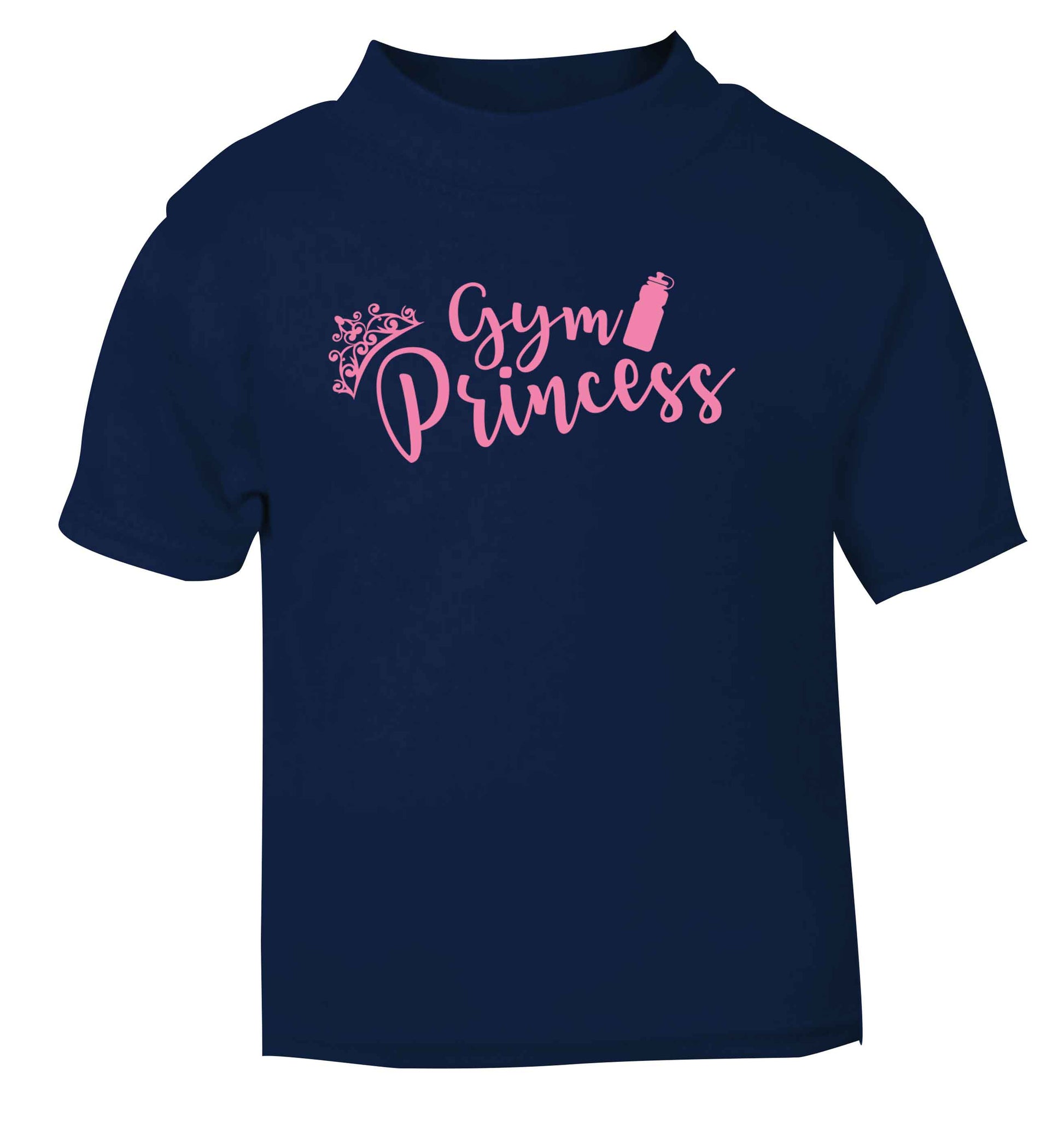 Gym princess navy Baby Toddler Tshirt 2 Years