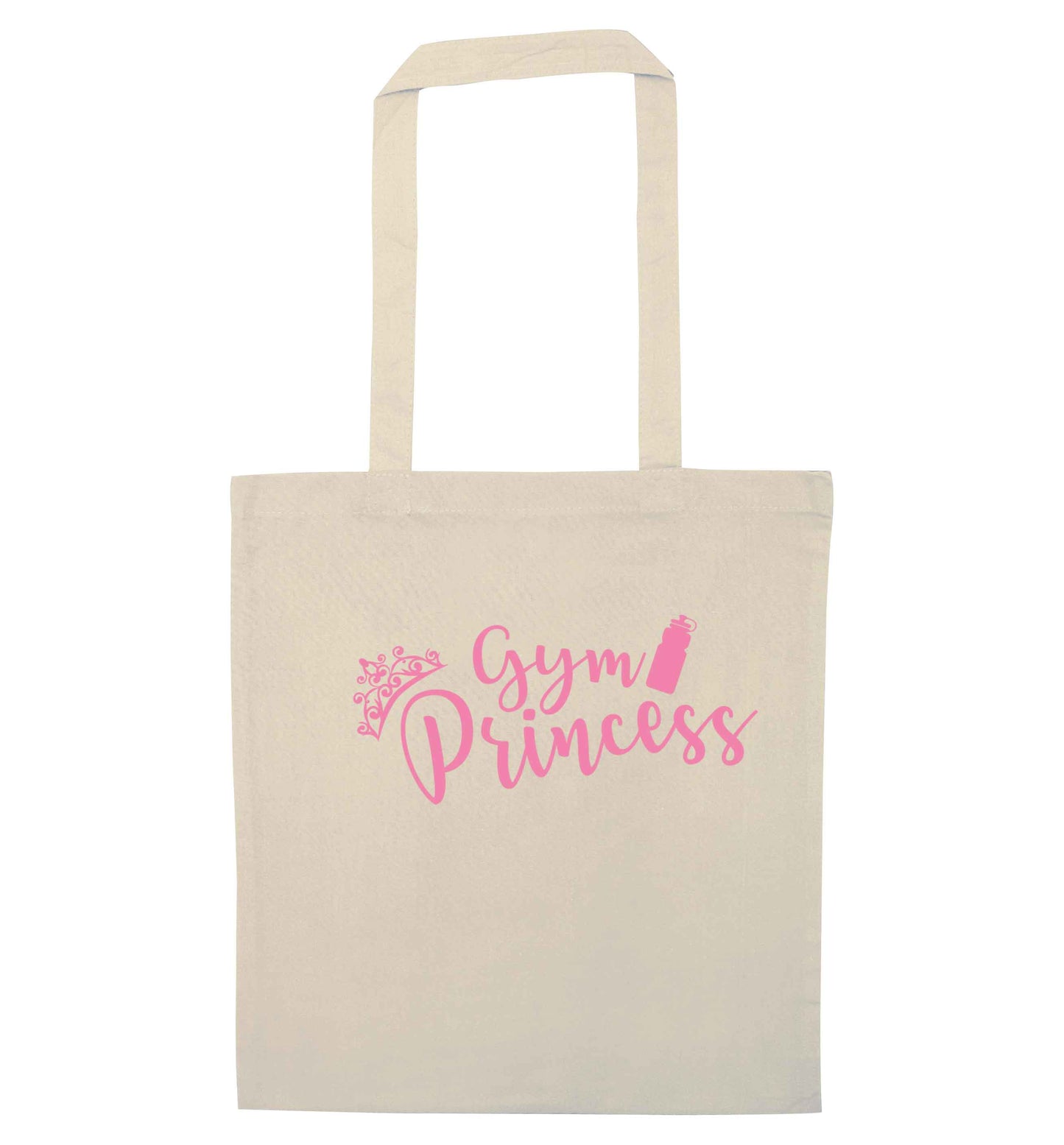 Gym princess natural tote bag