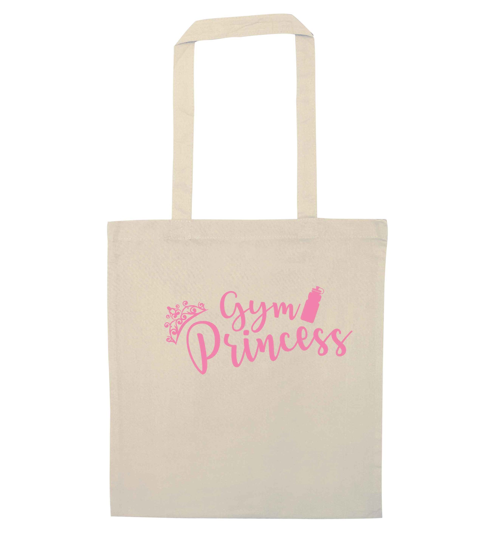 Gym princess natural tote bag
