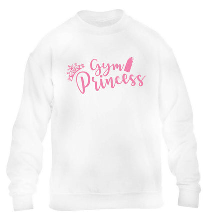Gym princess children's white sweater 12-13 Years