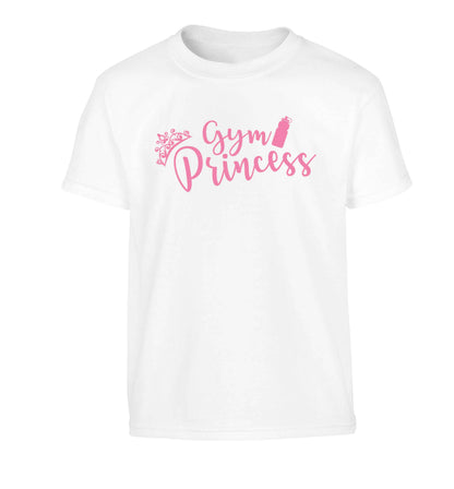 Gym princess Children's white Tshirt 12-13 Years