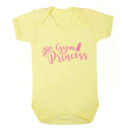Gym princess Baby Vest pale yellow 18-24 months