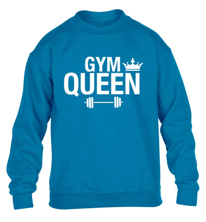 Gym queen children's blue sweater 12-13 Years