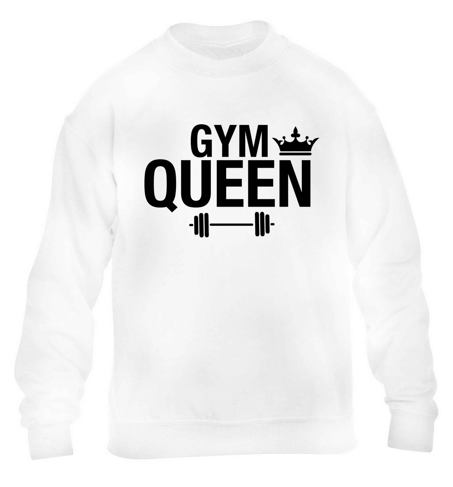 Gym queen children's white sweater 12-13 Years