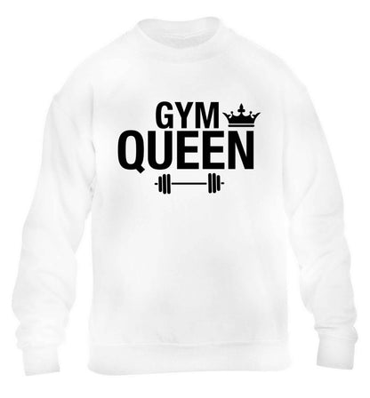 Gym queen children's white sweater 12-13 Years
