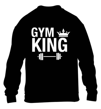 Gym king children's black sweater 12-13 Years