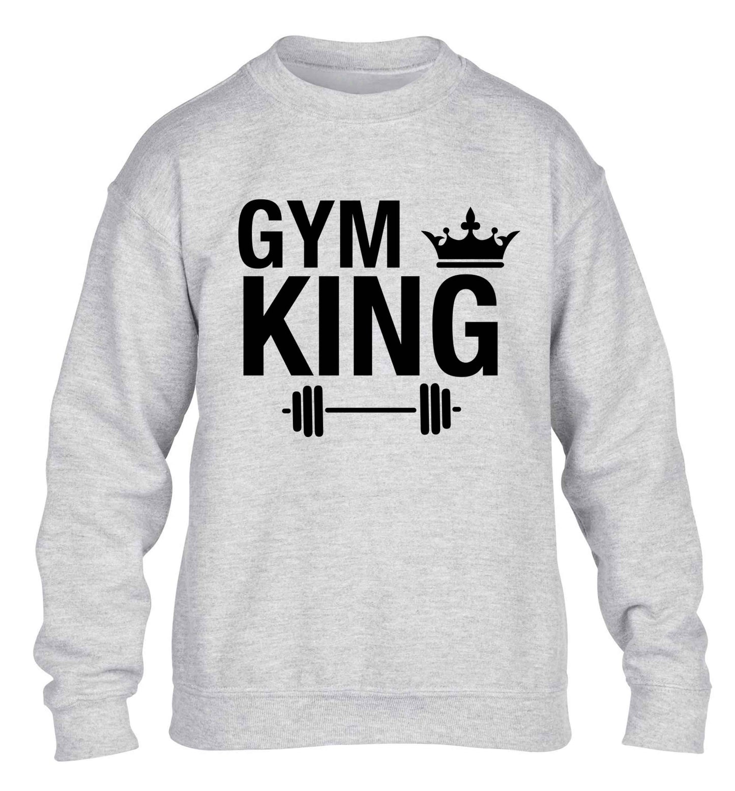 Gym king children's grey sweater 12-13 Years