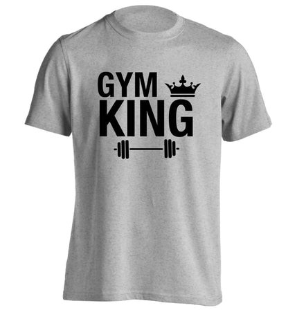 Gym king adults unisex grey Tshirt 2XL