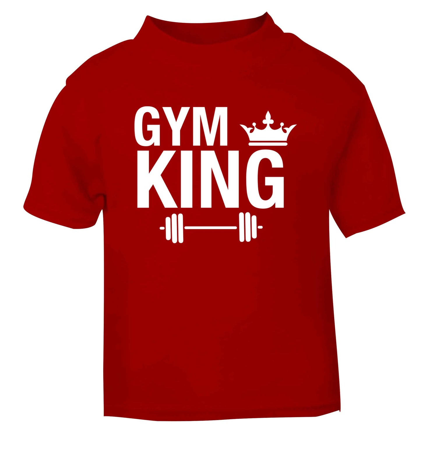 Gym king red Baby Toddler Tshirt 2 Years