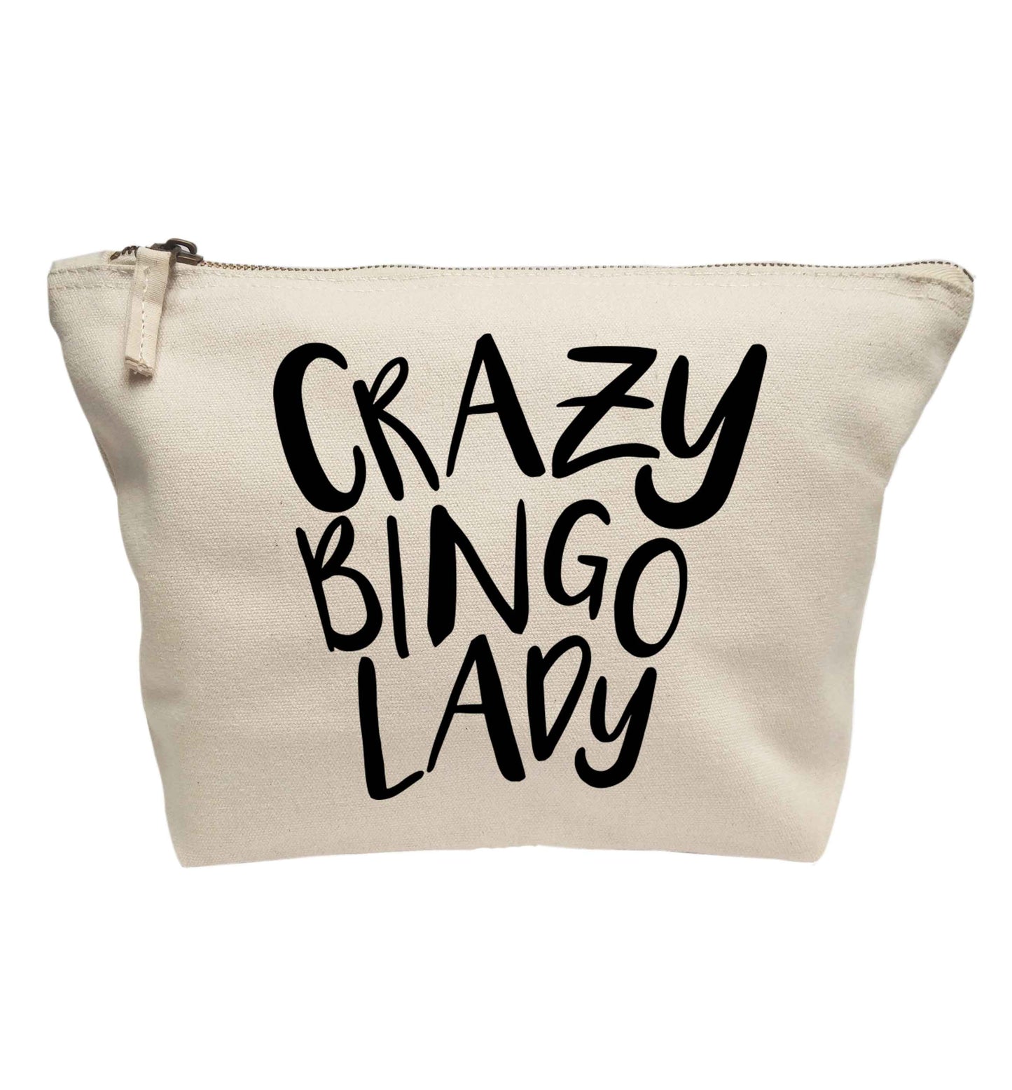 Crazy bingo lady | makeup / wash bag
