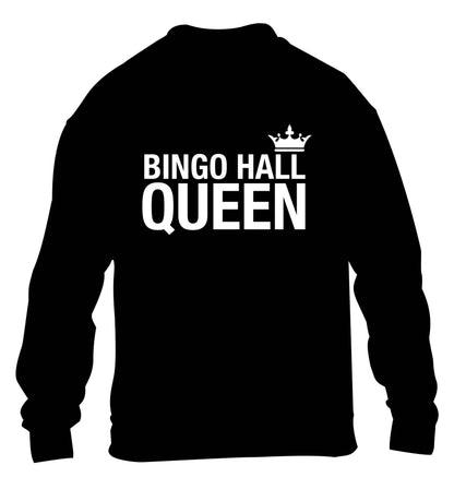 Bingo hall queen children's black sweater 12-13 Years