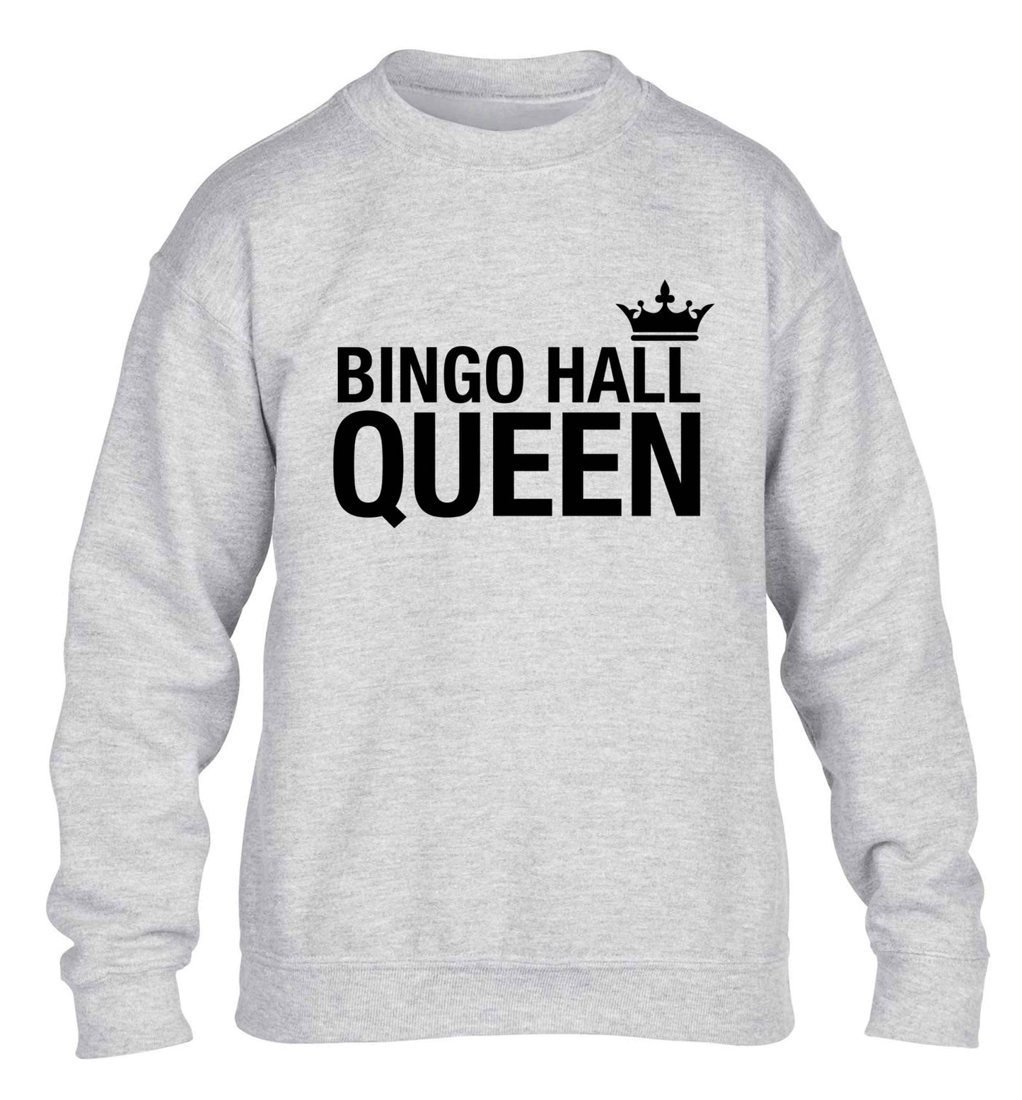 Bingo hall queen children's grey sweater 12-13 Years