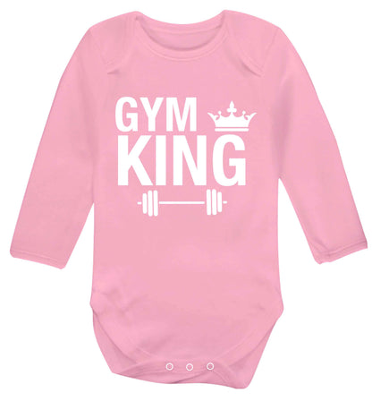 Bingo hall queen Baby Vest long sleeved pale pink 6-12 months
