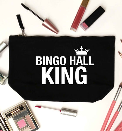 Bingo hall king black makeup bag