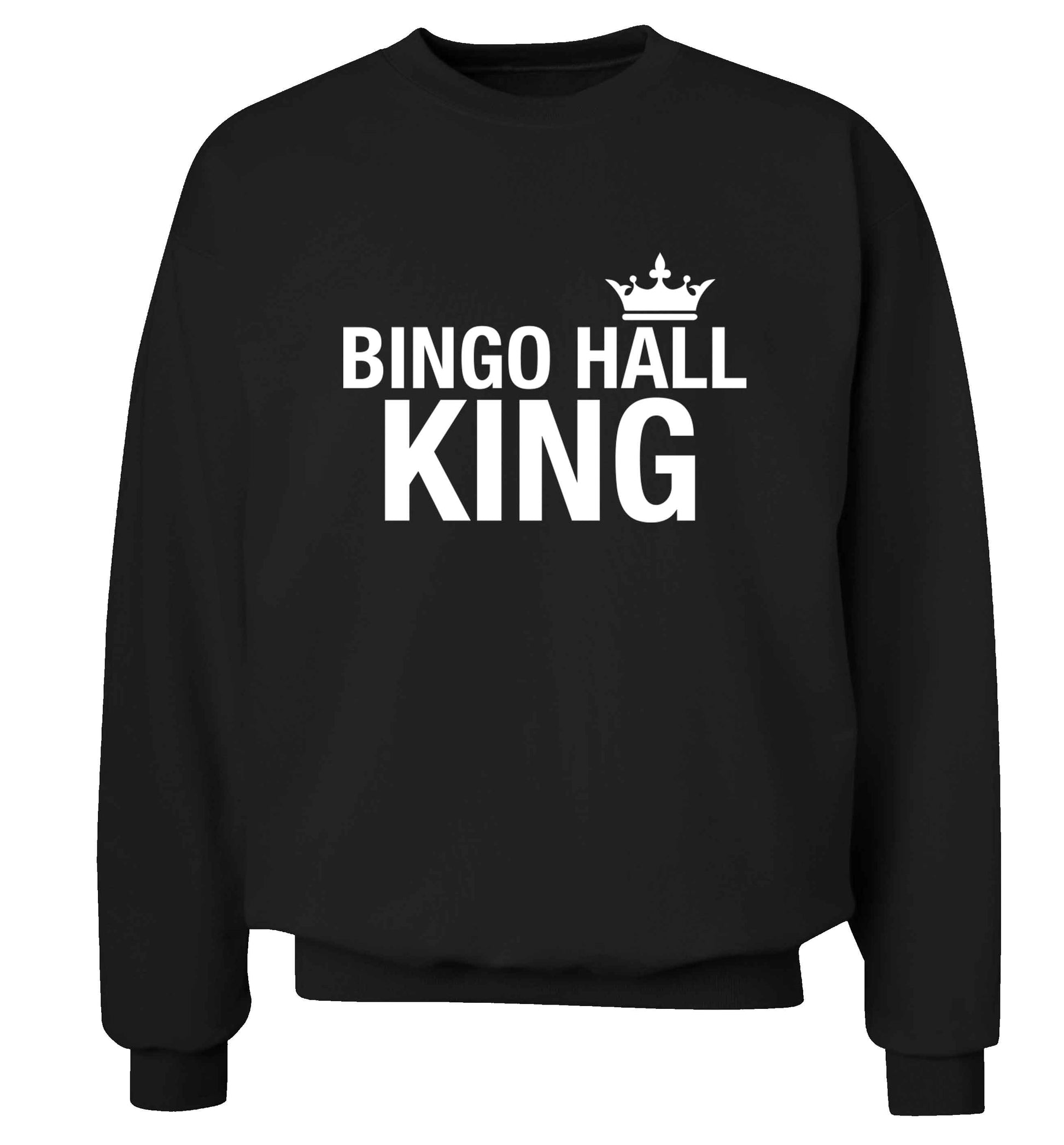 Bingo hall king Adult's unisex black Sweater 2XL