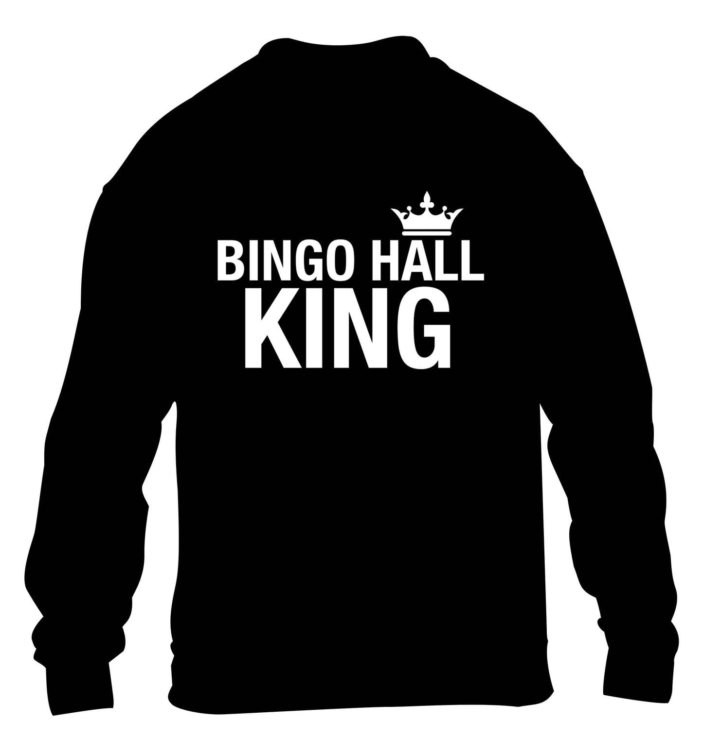 Bingo hall king children's black sweater 12-13 Years