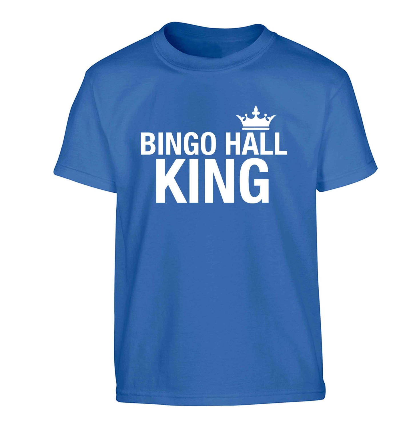 Bingo hall king Children's blue Tshirt 12-13 Years